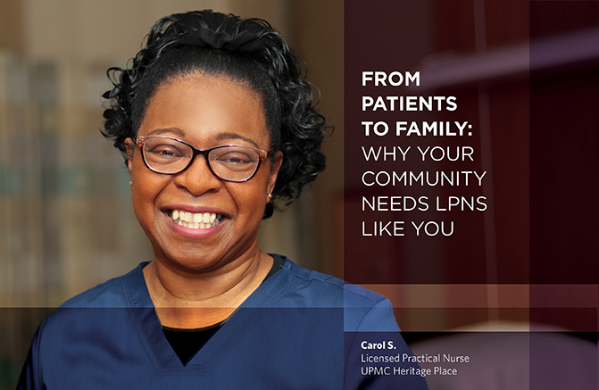 Carol S., Licensed Practical Nurse, UPMC Heritage Place