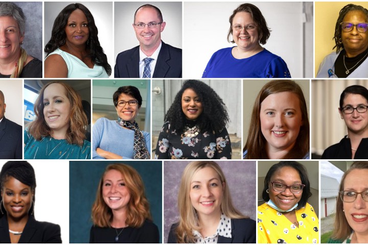 Collage of professional headshots