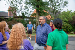 Group of people talking
