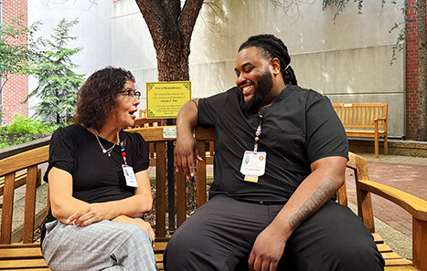In 2021, Jacoby was working in food services — but his curiosity about health care and his desire to build a better future for his young son sparked a bold career change. With support from mentors like Amy, he stepped into a clinical role, learned quickly, and now mentors others in phlebotomy.“I could feel how sincere he was about doing better not only for himself, but especially for his child. That struck a chord with me,” Amy shared. 

Today, Jacoby is not only thriving in his role but also studying Human Resource Management with dreams of going even further. His story serves as a poignant reminder that resilience and support can transform lives.

We're grateful to have Jacoby on our team and are inspired by his courage, compassion, and commitment. To read more of his story, visit the link in our bio. 

UPMCCareerJourney UPMCproud HealthcareHeroes